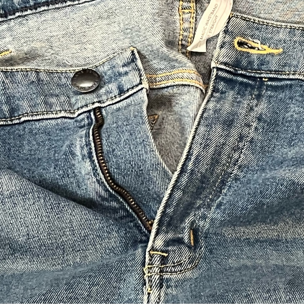 Hiltl ZE500 Blue Jeans Mens 42x28 Kid Contemporary‎ Fit Medium Wash Straight Leg - Picture 9 of 16